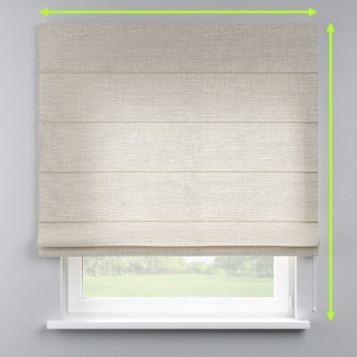 Lined Roman blind