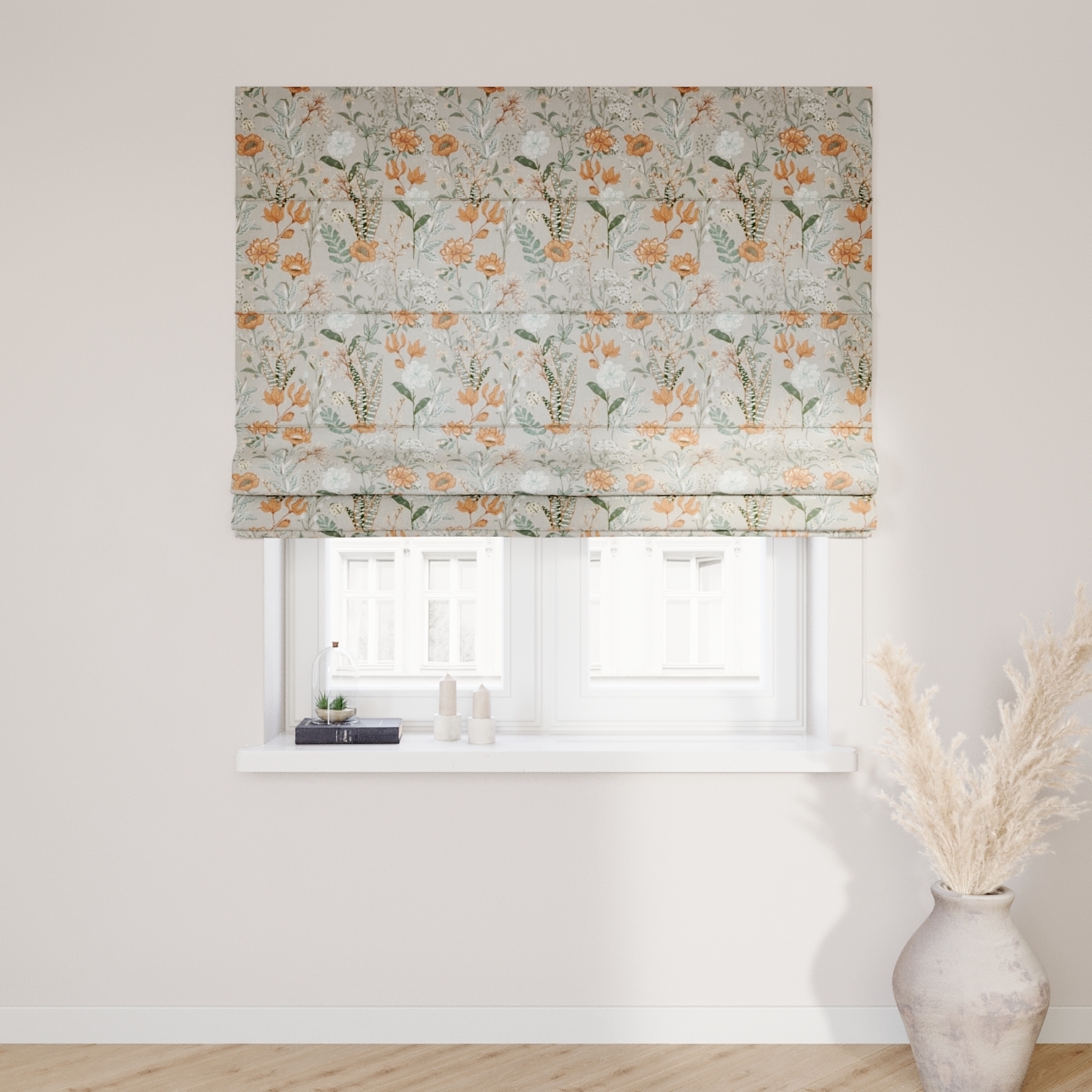 Foldegardin Capri med foring