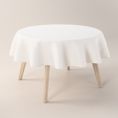 Runde borddug fra kollektionen Linen, Stof: 392-04
