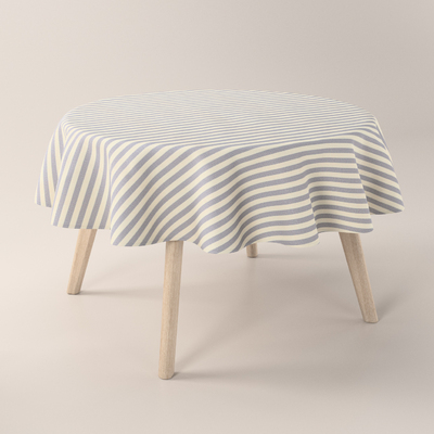 Round tablecloth in collection Quadro, fabric: 136-02