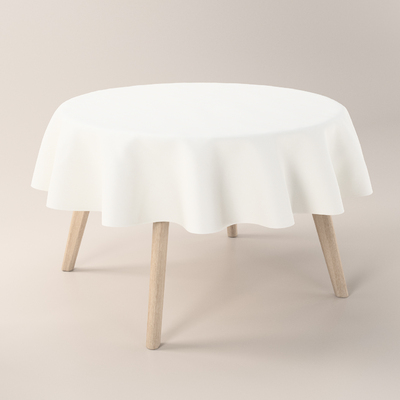 Runde borddug fra kollektionen Cotton Panama, Stof: 702-49
