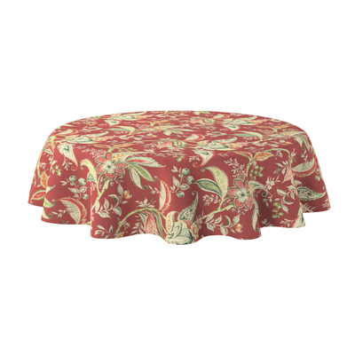 Runde Tischdecke von der Kollektion Gardenia, Stoff: 142-12