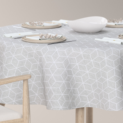 Round tablecloth in collection Sunny, fabric: 143-50