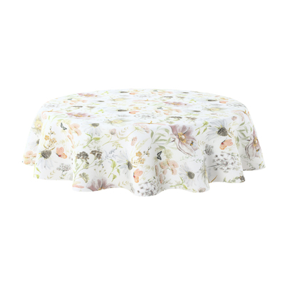 Round tablecloth in collection Gardenia, fabric: 143-96