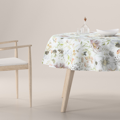 Round tablecloth in collection Gardenia, fabric: 143-96