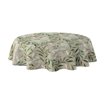 Rond tafelkleed van de collectie Gardenia, Stof: 144-23