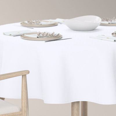 Rond tafelkleed van de collectie Crema, Stof: 144-62