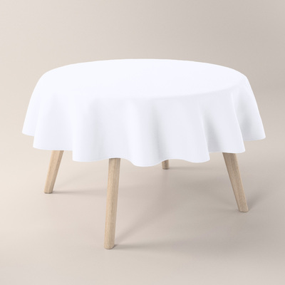 Rond tafelkleed van de collectie Crema, Stof: 144-62