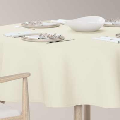 Runde borddug fra kollektionen Crema, Stof: 144-63