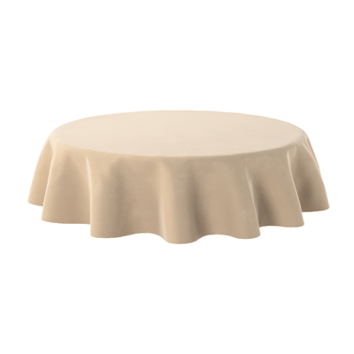 Runde borddug fra kollektionen Crema, Stof: 145-60