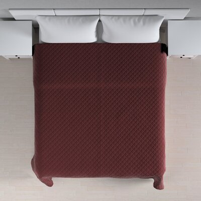 Velvet-Tagesdecke mit Rautensteppung von der Kollektion Velvet, Stoff: 704-37
