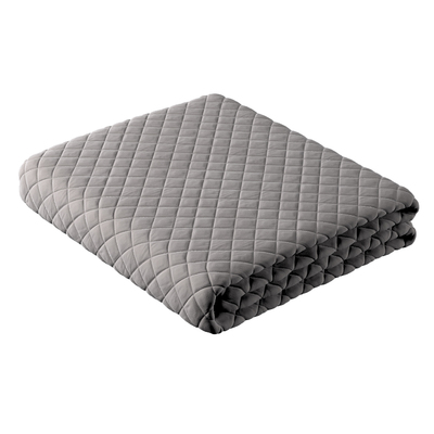 Velvet diamond quilted throw in collection Velvet, fabric: 704-11
