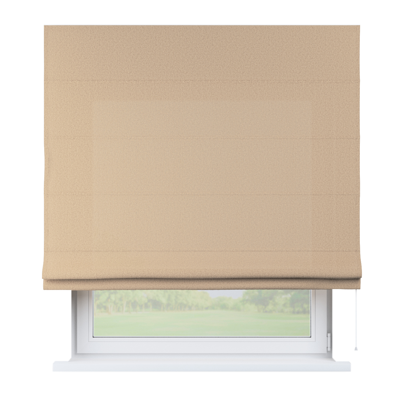 Dekoria Raffrollo Bari, beige, 50 x 60 cm
