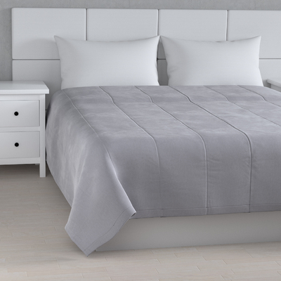 Velvet-Tagesdecke mit Streifen-Steppung von der Kollektion Velvet, Stoff: 704-36