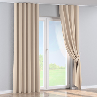 Zasłona na taśmie wave w kolekcji Blackout Semi (Dimout), tkanina: 269-83