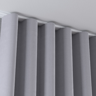 Zasłona na taśmie wave w kolekcji Velvet, tkanina: 704-24