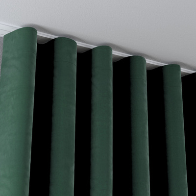 Wave-Gardin 1 längd i kollektionen Velvet, Tyg: 704-25