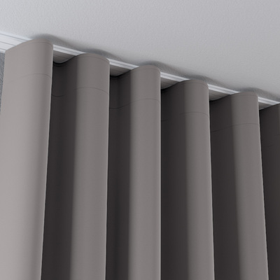 Wave-Gardin 1 längd i kollektionen Velvet, Tyg: 704-11