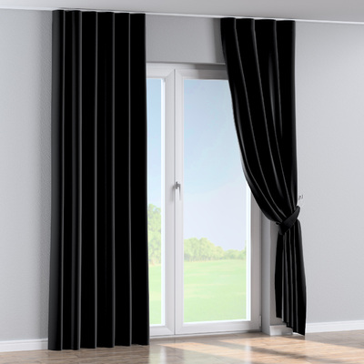 Zasłona na taśmie wave w kolekcji Velvet, tkanina: 704-17