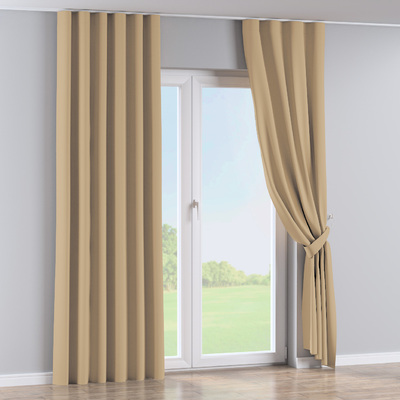 Zasłona na taśmie wave w kolekcji Blackout Semi (Dimout), tkanina: 269-44