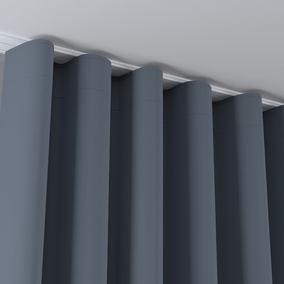 Wellenvorhang von der Kollektion Dimout, Stoff: 269-50