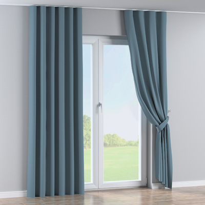 Zasłona na taśmie wave w kolekcji Blackout Semi (Dimout), tkanina: 269-45