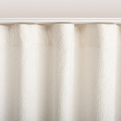 Wave-Gardin 1 stk. fra kolleksjonen Boucle Mist, Stoffets bredde: 145-58