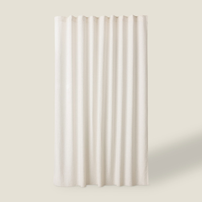 Wave-Gardin 1 stk. fra kolleksjonen Boucle Mist, Stoffets bredde: 145-58