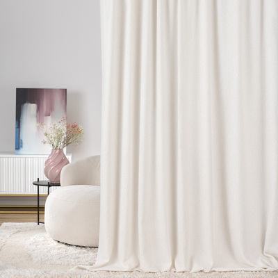 Wave-Gardin 1 stk. fra kolleksjonen Boucle Mist, Stoffets bredde: 145-58