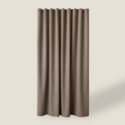 Zasłona na taśmie wave w kolekcji Boucle Mist, tkanina: 145-45