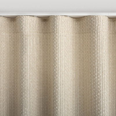 Wave Gardin 1 stk. fra kollektionen Boucle Mist, Stof: 145-56