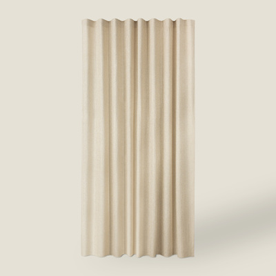 Wave Gardin 1 stk. fra kollektionen Boucle Mist, Stof: 145-56