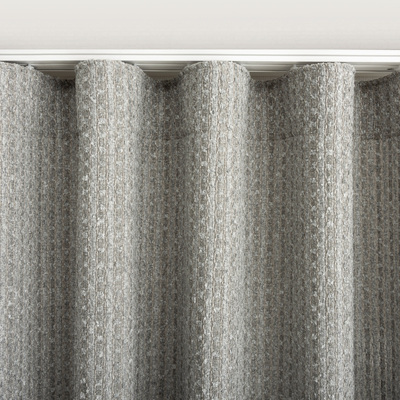 Wave Gardin 1 stk. fra kollektionen Boucle Mist, Stof: 145-58