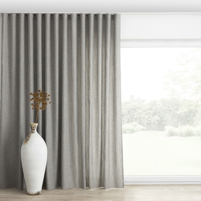 Wave Gardin 1 stk. fra kollektionen Boucle Mist, Stof: 145-58