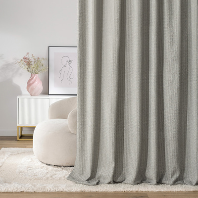 Wave Gardin 1 stk. fra kollektionen Boucle Mist, Stof: 145-58