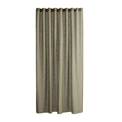 Rideau sur le ruban wave dans la collection Lino Terra, Tissu: 145-49