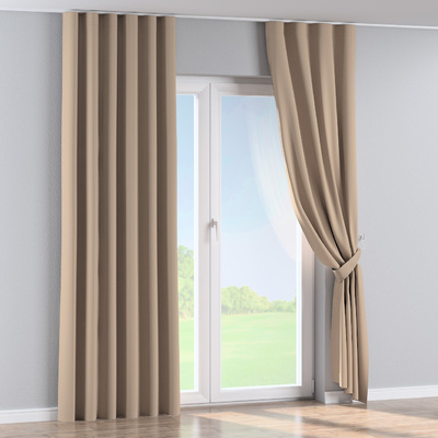 Zasłona na taśmie wave w kolekcji Blackout Semi (Dimout), tkanina: 269-55