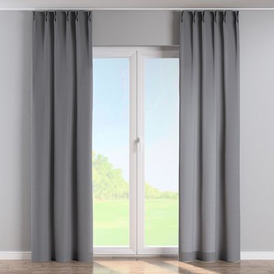 Double pinch pleat curtain