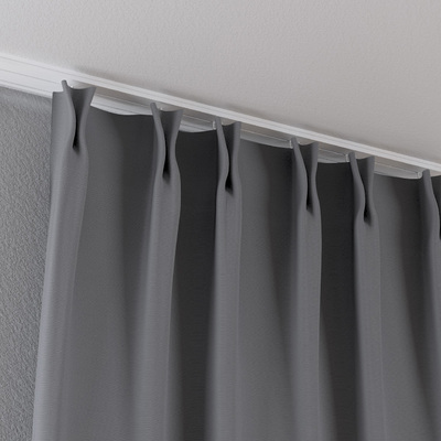 Gardin med dobbel fast læg 1 stk. fra kollektionen Cotton Panama, Stof: 702-46