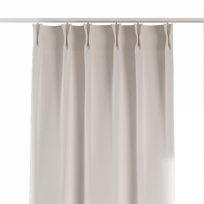 Double pinch pleat curtain
