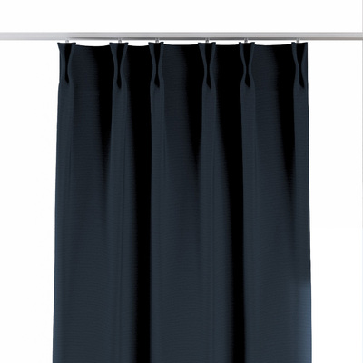 Double pinch pleat curtain