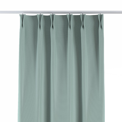 Double pinch pleat curtain