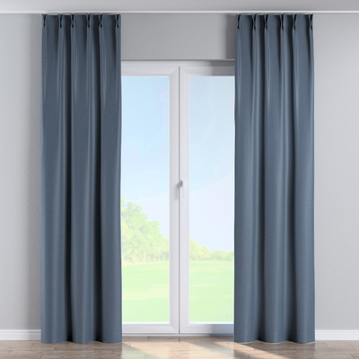 Double pinch pleat curtain