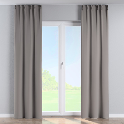 Double pinch pleat curtain