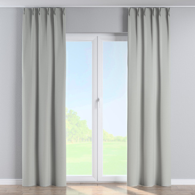 Double pinch pleat curtain