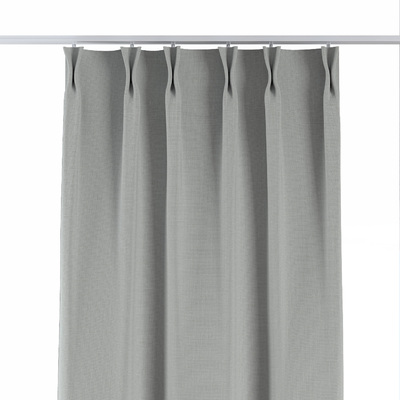 Double pinch pleat curtain