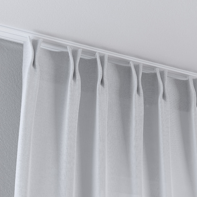 Double pinch pleat curtain in collection Balance, fabric: 143-80