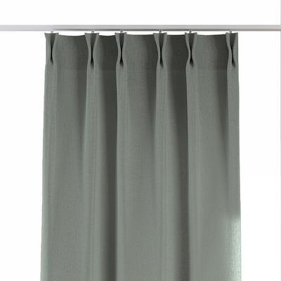 Double pinch pleat curtain