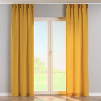 Zasłona na haczykach flex podwójnych w kolekcji Linen, tkanina: 159-14
