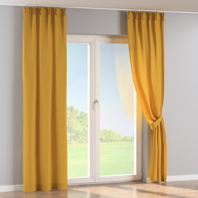 Zasłona na haczykach flex podwójnych w kolekcji Linen, tkanina: 159-14